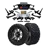 Hardcore Parts 6” Heavy Duty Double A-Arm Suspension Lift Kit for Club Car DS Golf Cart (1982-2003) with 14
