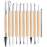 【Einfach zu reinigen】 - Die Tonwerkzeuge sind alle zwischen 13-20 cm groß und sorgfältig für einen einfachen, glatten und komfortablen Gebrauch konzipiert. Die glatte Oberfläche spart Ihre Reinigungszeit.