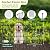 32.5 ft(L) x 26 in(H) Garden Fence, 30 Panels Arched Rustproof Metal No Dig Fence Garden Fence Border, Decorative Animal Barrier Fence with Ground Stake for Dog, Rabbit, Outdoor Yard Patio Decor
