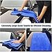 ZHyuanhang 2 PCS Extra Large Thick Microfibre Car Drying Towel for Hyundai Sonata 2020-2025, Dual-Sided Car Care Microfibre Cloths, Ultra Absorbent Lint Free Wash Cloth, 60 * 180cm