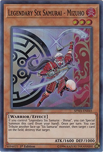 Legendary Six Samurai - Mizuho - SPWA-EN045 - Super Rare - 1st Edition - Spirit Warriors (1st Edition)