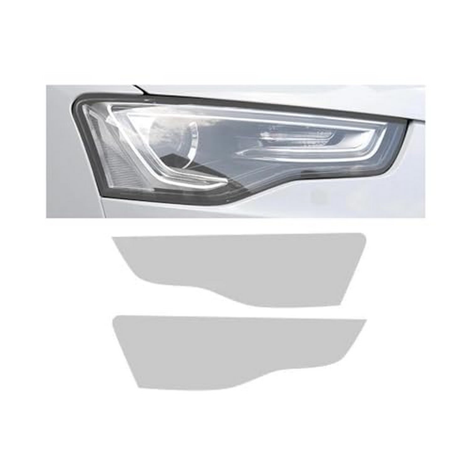 Tinte de TPU para faros Audi A5 8T 8W6 película ahumada con acabado premium de alta resistencia