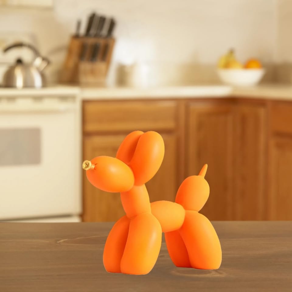 Amazon.com: Bpetga Vivid Graffiti Colorful Balloon Dog Figurine