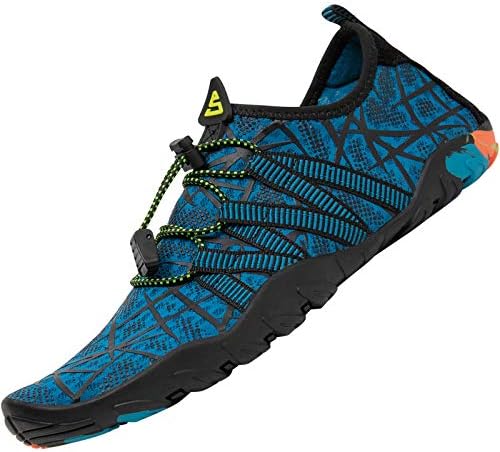 SAGUARO Badeschuhe für Herren Damen - 7/9 Drainagelöcher Schnelltrocknende rutschfest, Gr 35-48