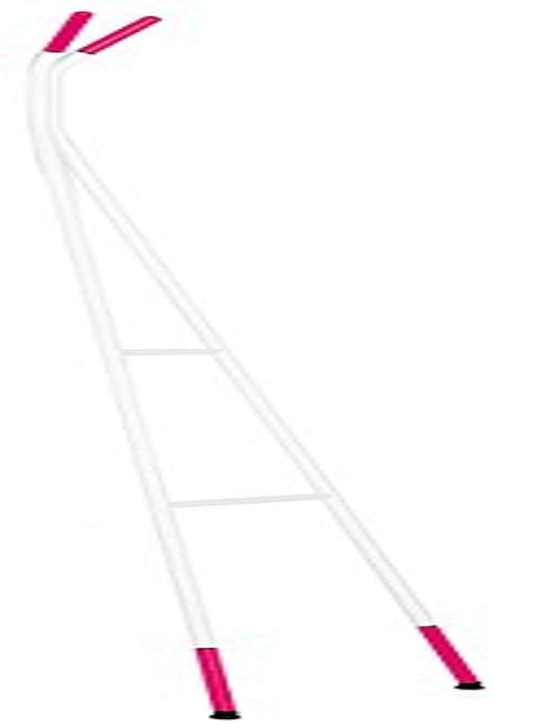WS Bath Collections Posa Aluminum Bathrobe and Towel Holder, Fuchsia