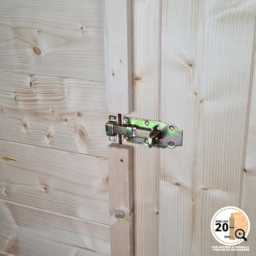 Chiosco in legno mis 172 x 174 cm 1 anta frontale