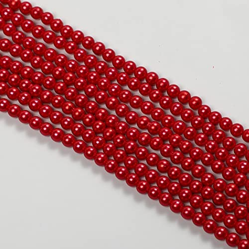 Plastic 6 mm Beads/moti Kit 500 pcs for Jewellery Making/Craftwork/Decorations (Red)-image-42