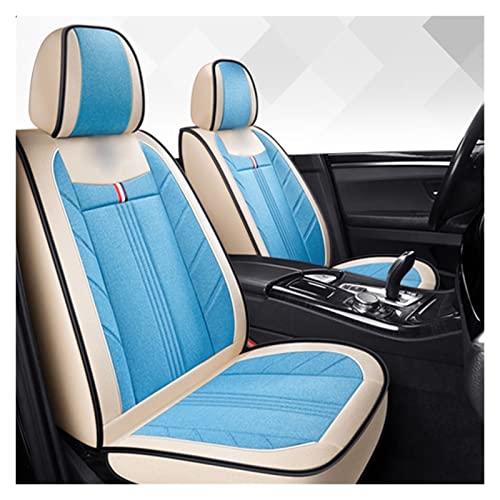 Housses de siège voiture universelles en lin beige pour Hyundai I20 Ix35
