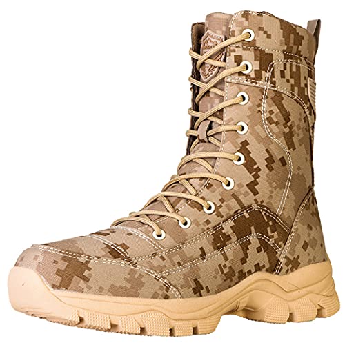 Bottes de combat homme camouflage pour randonnée et trekking en plein air