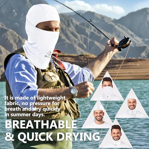 Image of Balaclava Ski Mask, Sun UV Protection Breathable Full Head Face Mask for Men Women Skiing Cycling