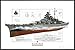 Produktbild Close Up World of Warships Poster Schlachtschiff Bismarck (62x93 cm) gerahmt in: Rahmen schwarz