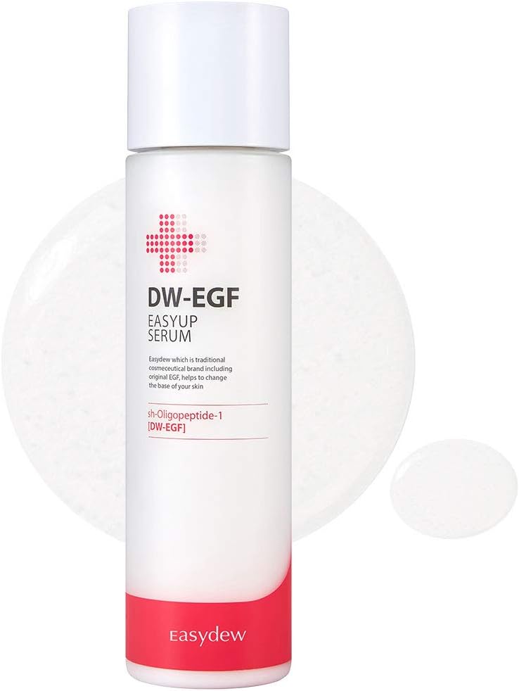 Easydew DW-EGF Easyup Serum 5.07 fl oz - Award-Winning Anti Aging Toner with Human Epidermal Growth Factor - Naturally Produced Collagen to Rejuvenate & Regenerate Cells