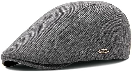 YAMEIZE Casquette Plate Rétro Newsboy U2013 Pour Homme Ivy