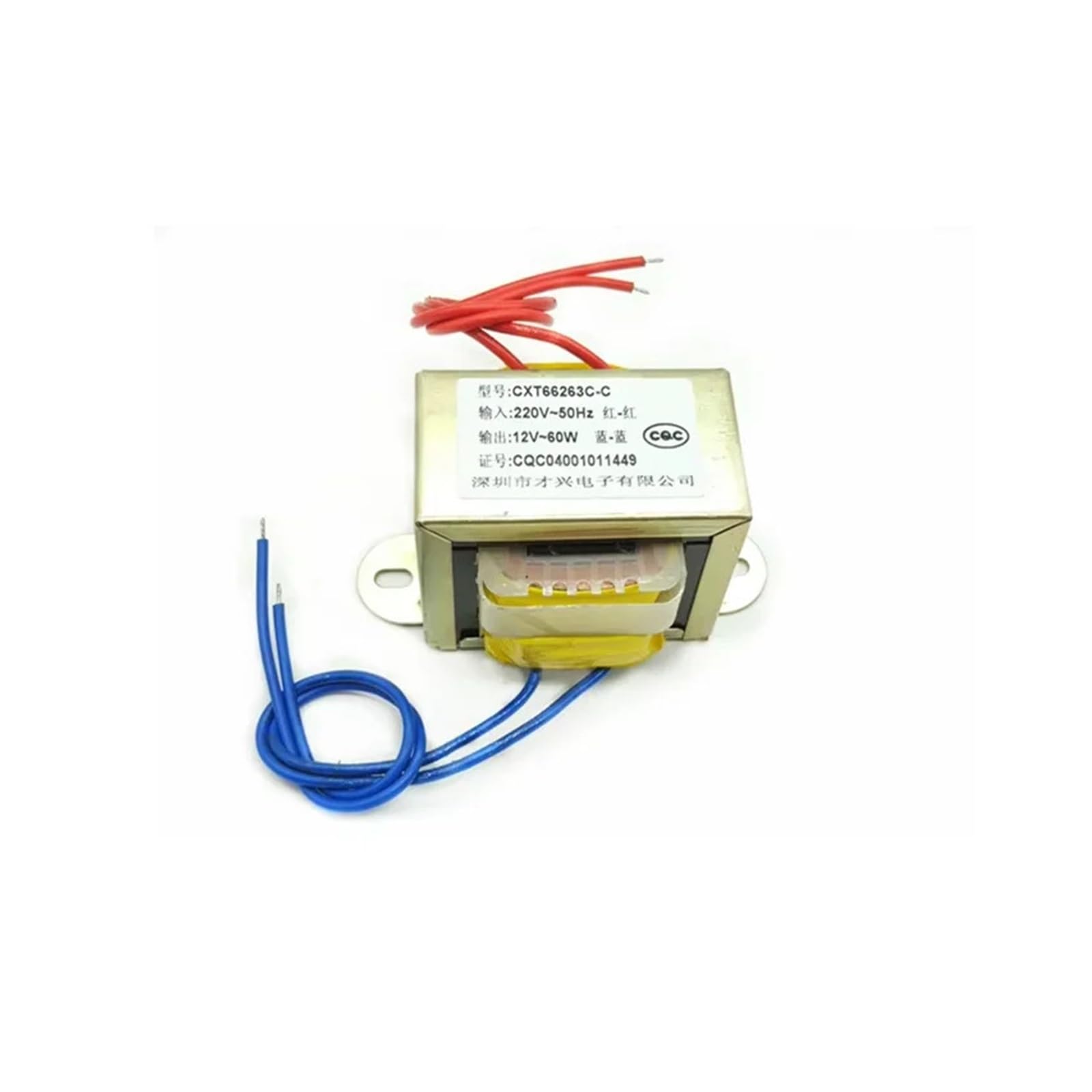 AARTERZZA AC24V Output Voltage 60W EI Input 380V Single V 2 line 50Hz Single/Dual Voltage Copper Power Transformer