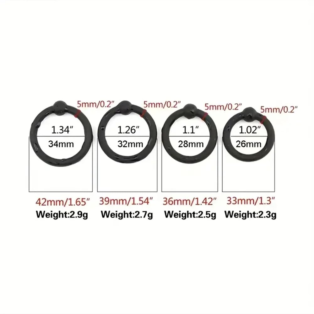 7 cordons de silicone réglables, boucles de rouleau avec Reliure en silicone, beau cadeau pour les hommes