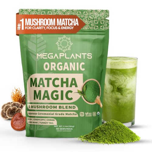 Megaplants Mushroom Matcha Powder