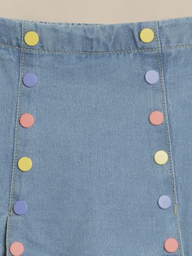 Image of Pilolo Kids Pocket Denim Shorts for Girls