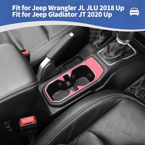 RT-TCZ Portavasos frontal rosa para Jeep Wrangler JL 2018+ miniatura 4