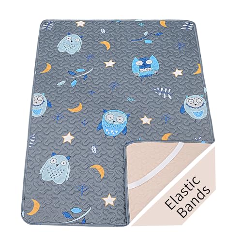 Image of Quilted Pack n Play Sheet Fitted, Breathable Thick Pad for Pack and Play Mattress, Pack and Play Mattress Sheet fits Graco, Portable Mini Cribs, Play Yards, Padded Playpen Protector Cover
