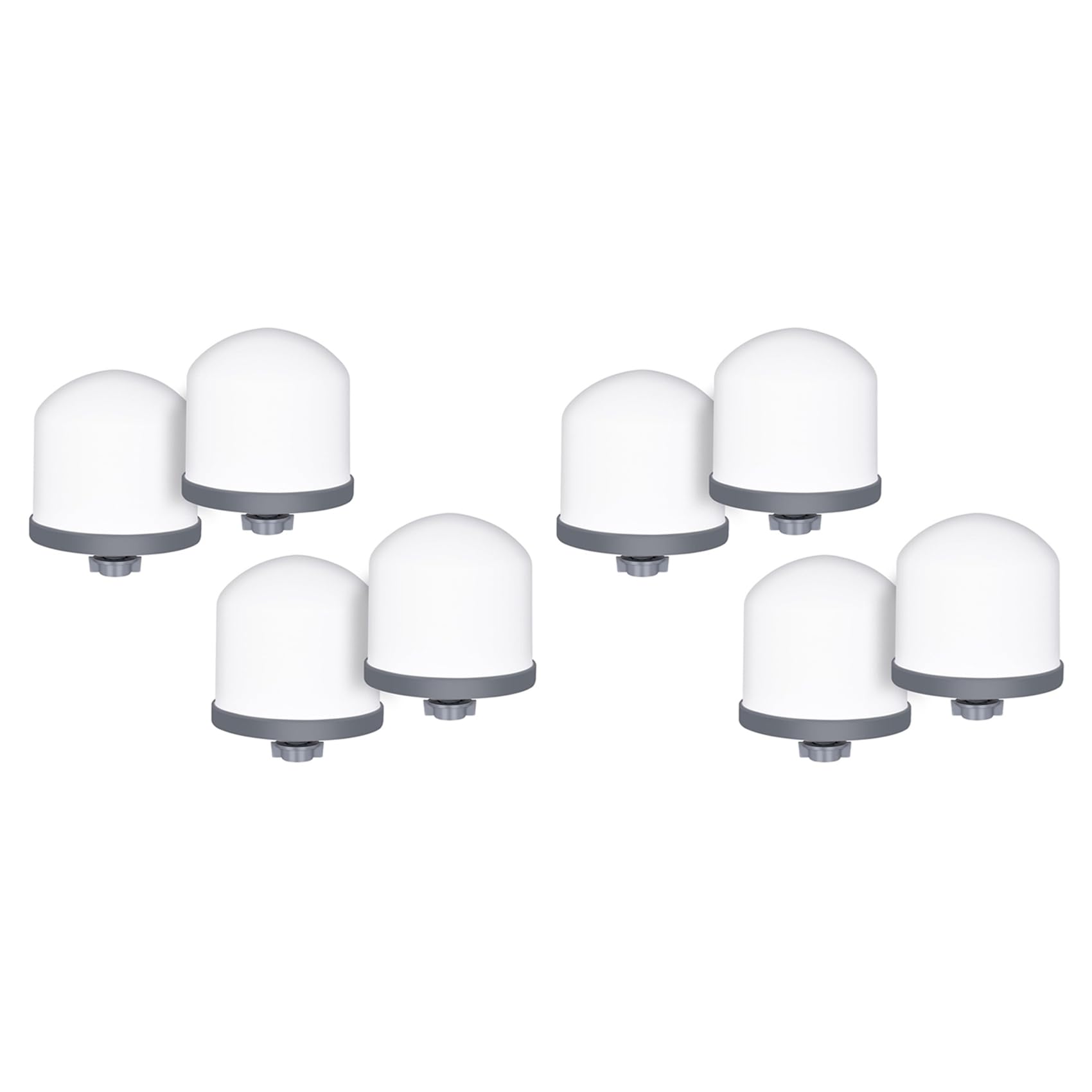 Hndhbfgrt 8Pack Replacement Ceramic Dome Water Filter 0.2 to 0.5micron for Countertop Portable Water Purification System