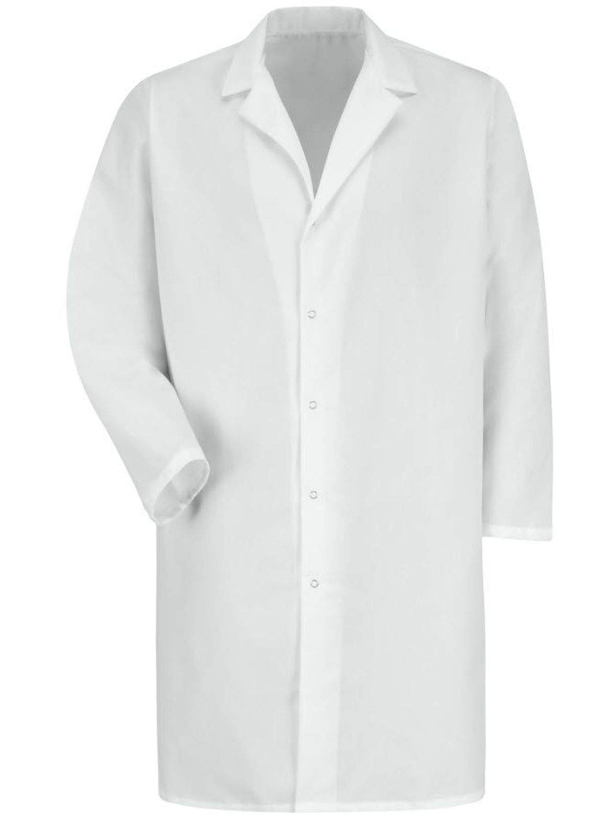 Men's No Pocket Lab Coat, Size: X-Large, White