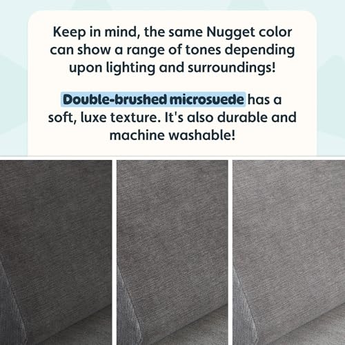 Image of Nugget - The Original Play Couch for Kids - Modular Foam Children's Sofa for Playroom, Imagination, & Creative Open Ended Play - Washable & Convertible Playroom Furniture, Harbor