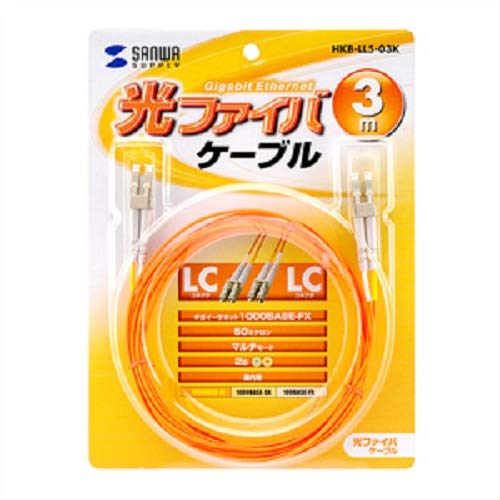 Amazon.co.jp: サンワサプライ 光ファイバケーブル3m HKB-LL5-03K