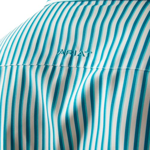 Ariat Womens Lavender Stripe Kirby Pro Shirt4