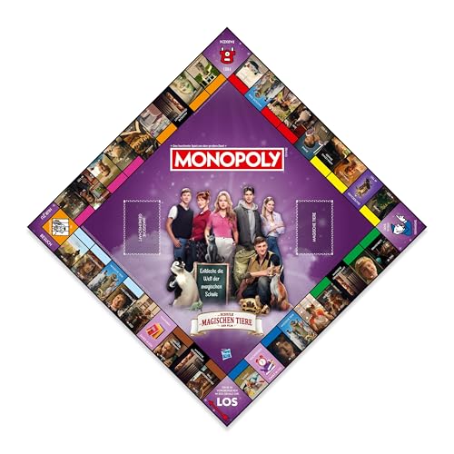 Winning Moves Monopoly Die Schule der magischen Tiere Edition - Monopoly Spiel für Fans - Familienspiele Strategie Brettspiele Die Schule der magischen Tiere - 2+ Spieler ab 8+ Jahren - Deutsch – Bild 4