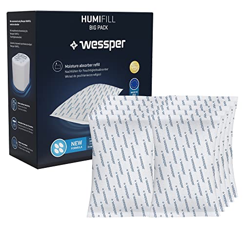 Wessper 10 x Recharges de granulés pour déshumidificateur 250g