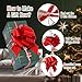 12 pcs Large Christmas Bows for Gift Wrapping,5inch Wide Xmas Pull Bows for Presents,Christmas Gift Bows for Gift Baskets,Christmas Tree,Wine Bottles,Christmas Decorations （Green）