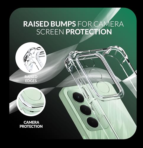 Image of TPU Back Cover Case + Tempered Glass for Redmi 15 5G | Camera Protection | Transparent Mobile Phone Back Cover Case with Screen Protector for Redmi 15 5G | Transparent Back Cover