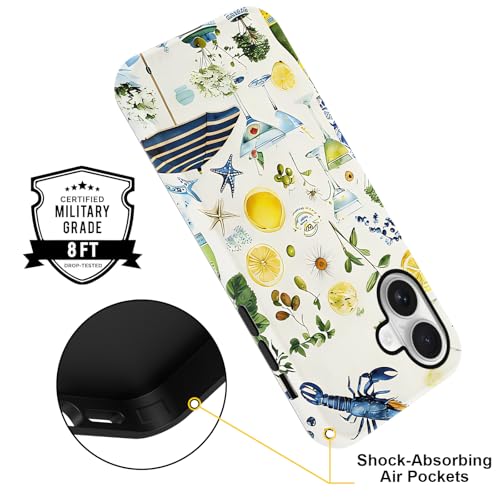 Coque iPhone 17 résistante aux chocs protection rigide motif citron - 5