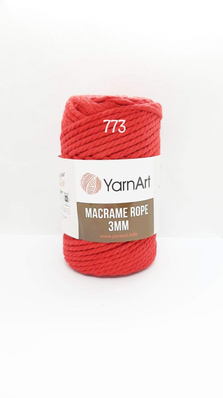 YarnArt El Örgü İpi MACRAME ROPE 3 MM, 773, 4x250 gr