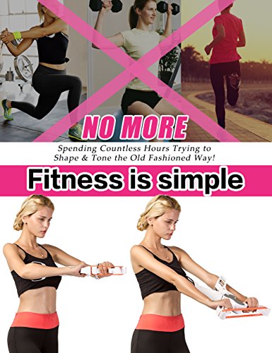 Scarmat Workout Equipment for Home Workouts Arm Machine System Excerise with 3 System Resistance Training Bands Fitness Equipment for Tones Strengthens Arms Biceps Shoulders Chest (Arm Machine) - Thumbnail 5