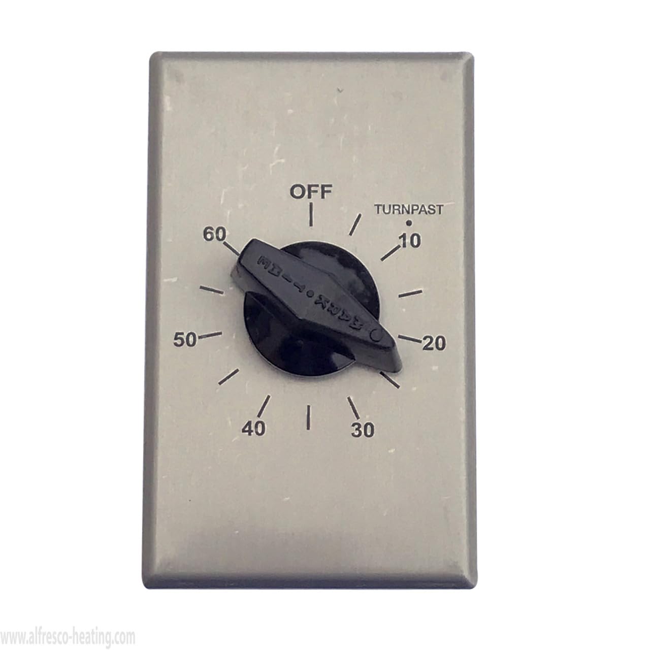 STANDARD USA ヴィンテージ壁掛けタイマー MarkTime 93303 Commercial Grade in-Wall Timer, 60 Minutes, Brushed