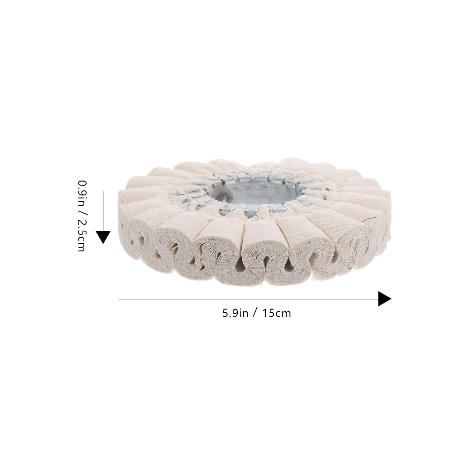 SOLUSTRE Aluminum Polishing Kit 150 * 50 * 22mm Cotton Buffing Wheel Drill Rim Polishing Wheel