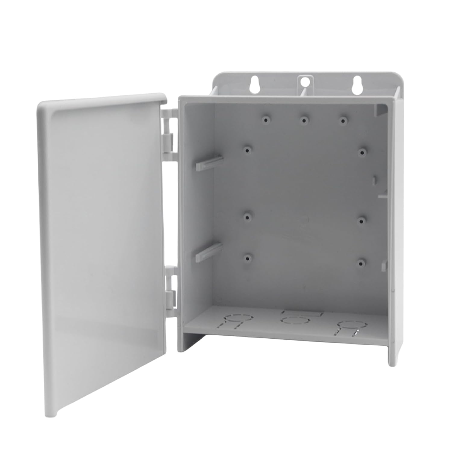 Outdoor Electrical Junction Box ABS Plastic Dustproof Junction Box, Indoor&Outdoor Electrical Enclosure Box, Wall Mounted Rainproof security cameras BOX (12.6*9.06*3.74in) ((9.84 * 7.48 * 3.74in))