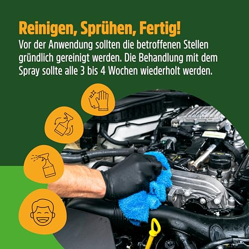 Green Hero Marder-EX Anti Marderspray 500ml Marderabwehr fürs Auto schnelles und effektives Marderabwehrspray, Marderschreck Auto Spray, zum Fernhalten von Marder