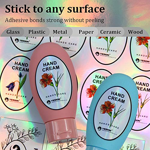 Mecolour Printable Holographic Sticker Paper 8.5'' * 11'' 20 Sheets Premium Rainbow Vinyl For Cricut Waterproof Dries Quickly Vivid Colors, Holds Ink Well- Tear Resistant For Inkjet & Laser Printer #TOP4