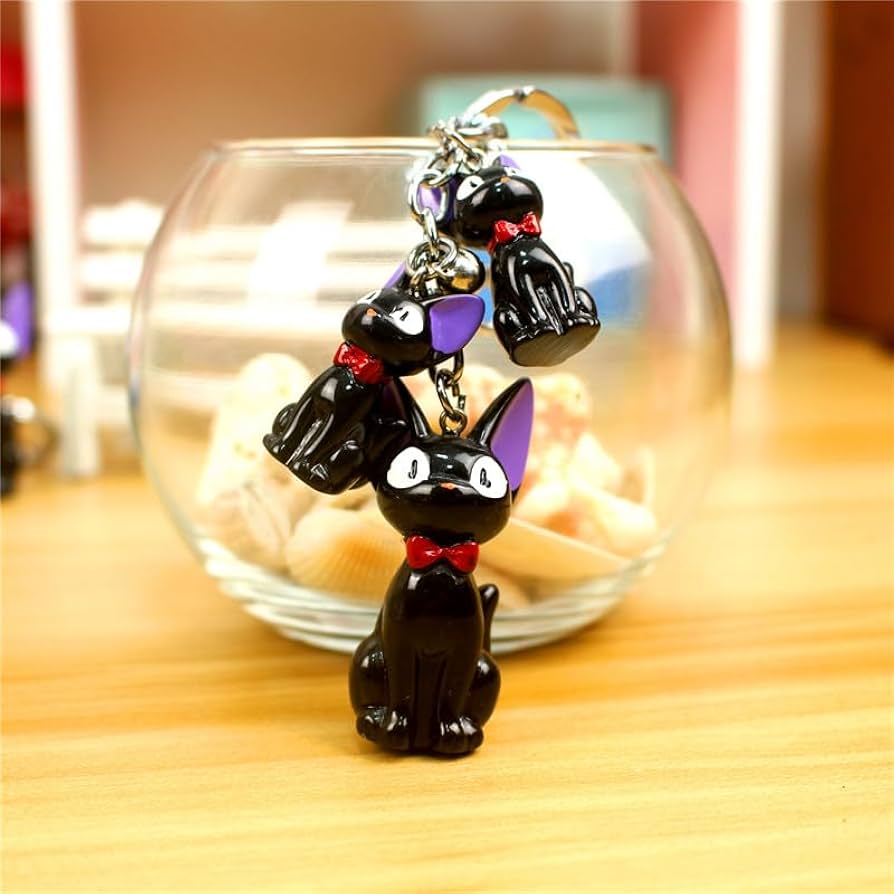 Amazon | 魔女の宅急便 JiJi 可愛い 猫 カプセル玩具 子供 フィギュア