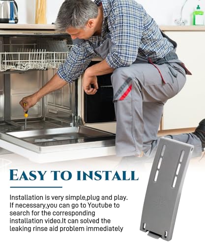 Image of Upgraded 00611575 Dishwasher Rinse-Aid Dispenser Cap Replacement for Bosch Dishwasher Parts