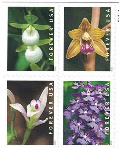 Wild Orchids Flowers (Booklet of 20)...