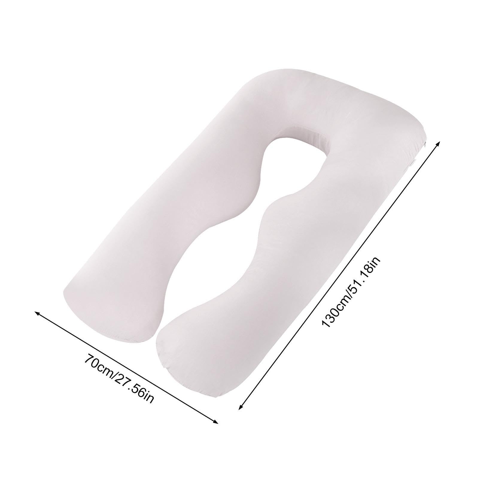 Almohada de embarazo en forma de U, almohada de cuerpo entero
