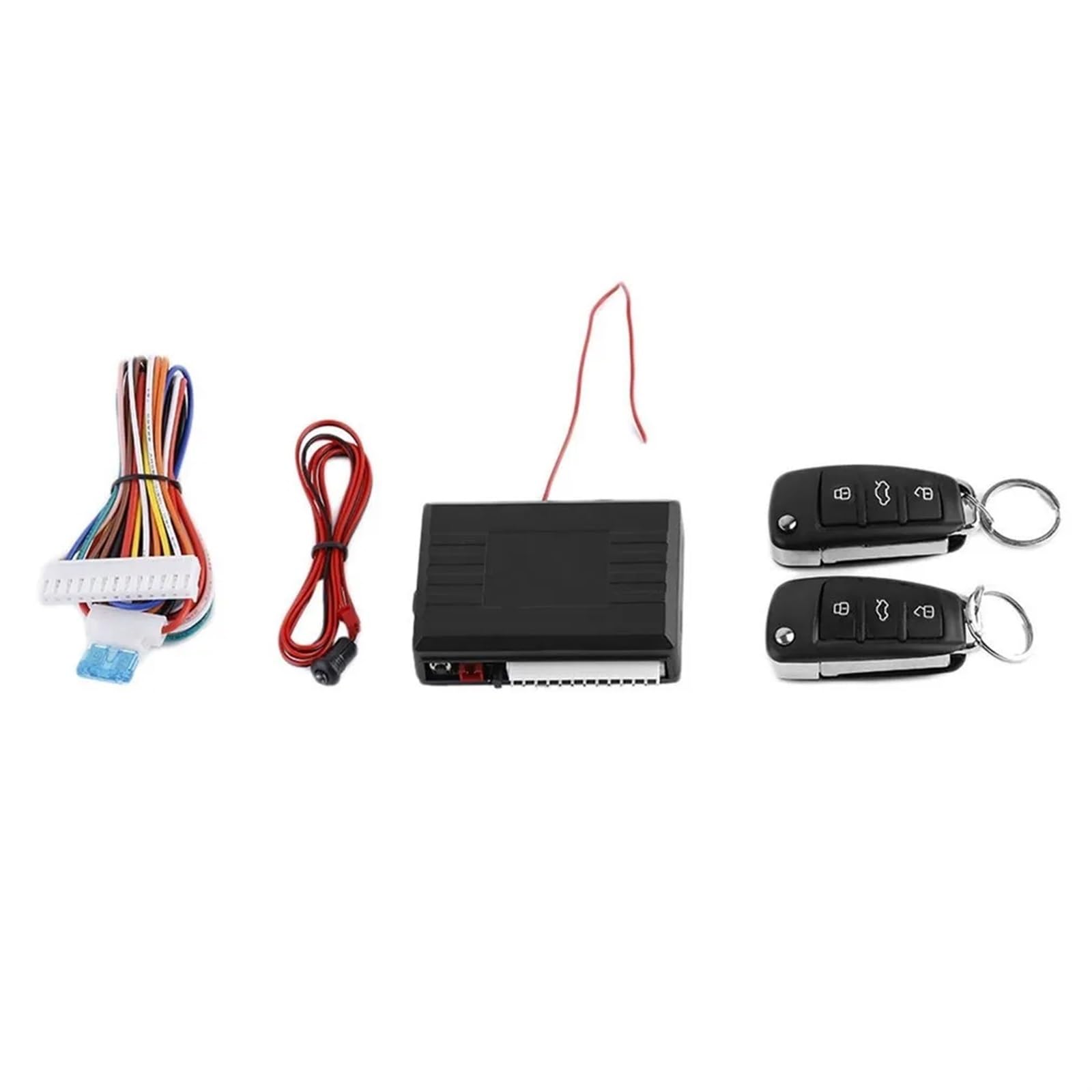 SystèMe D'Alarme Antivol pour Voiture Système d'alarme de Voiture Universel, télécommande, Verrouillage Central des Portes, Kit de système d'entrée sans Fil, Alarme Automatique de Voiture