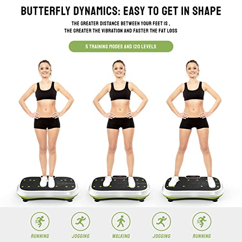 Vibrationsplatte mit Trainingsbänder | extra groß Slim und rutschfest | Ultra leiser Motor | Bluetooth Lautsprecher… – Bild 5