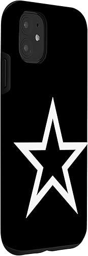 Miniatura 9 de Funda retro vintage para iPhone 11 Pro Max Y2K con diseño de estrella estética en blanco y negro