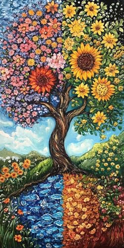 G Ԗ Paint by Numbers hG Lbg l ʂ肦 lphGLoXNtg  LoXA[g uVƃANG̋, ItBX CeA rO, ւ̃Mtg 50x100cm (t[