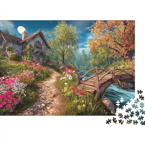 Rompecabezas de 1000 piezas de paisaje natural para decoración del hogar y relax
