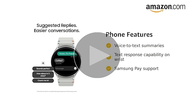 Amazon.com: SAMSUNG Galaxy Watch 7 44mm LTE AI Smartwatch w